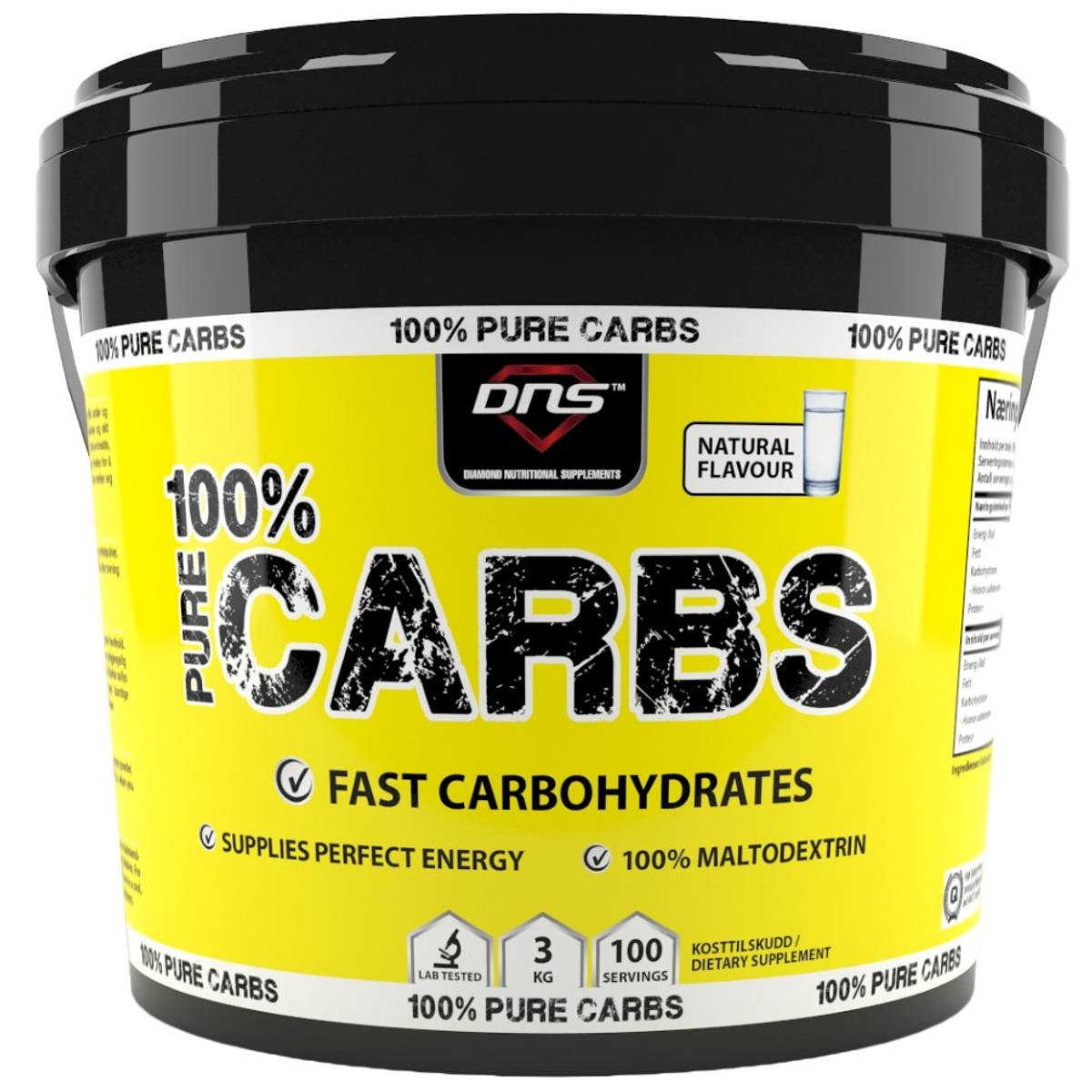 100% Pure Carbs 3 kg