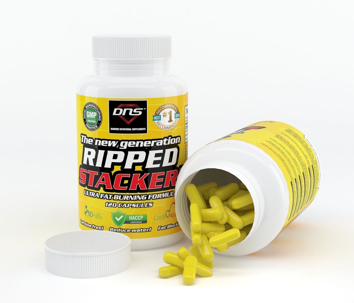 3-Pack Ripped Stacker! Ultra Fatburning Formula