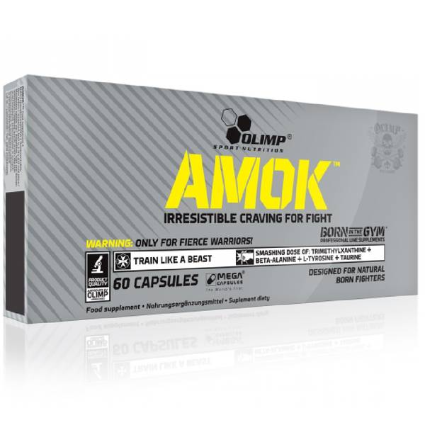 Hovedbilde AMOK PRE-WORKOUT 60 kapsler