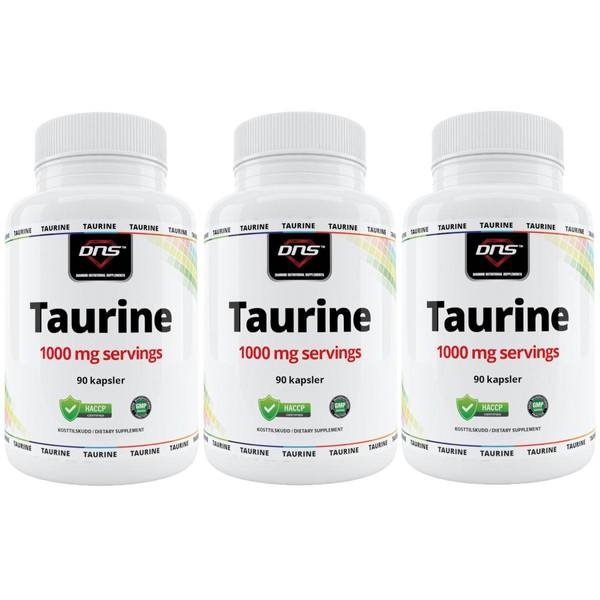 Hovedbilde 3-Pack Taurin - 3 X 90 kapsler