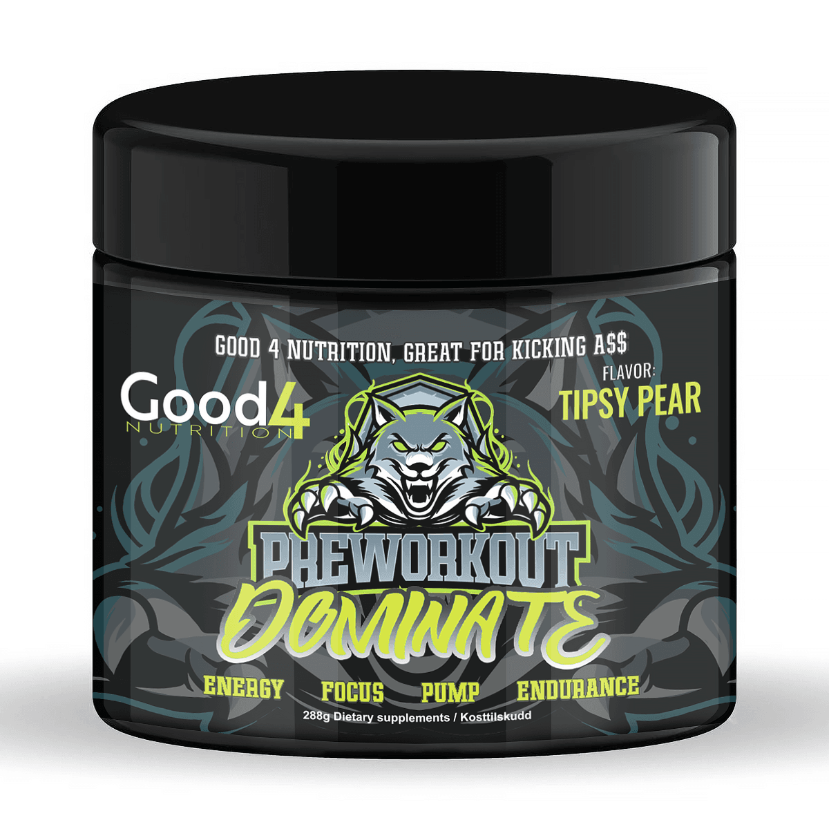 Dominate Pre-Workout - 288g - 3 smaker